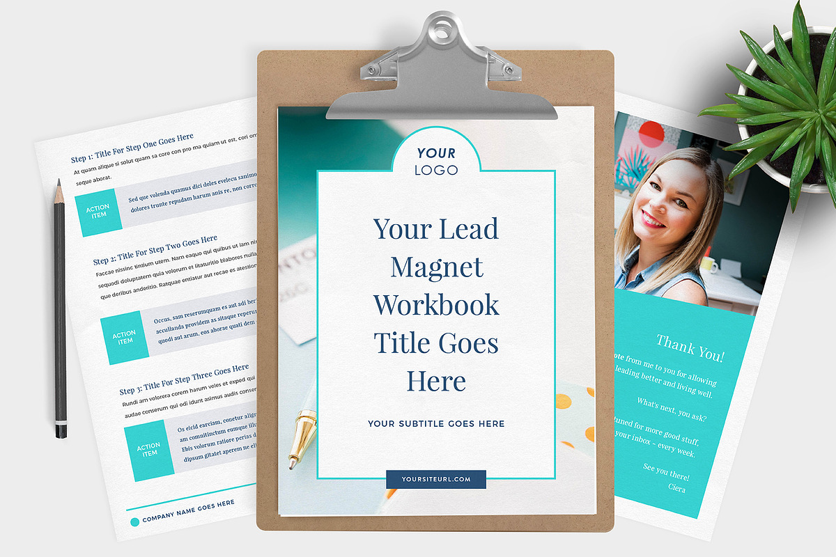 Canva Lead Magnet | Workbook | Ebook, a Magazine Template by Ciera Design Templates (Photo 3 of 11)
