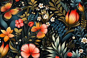 12 Seamless butterflies and flowers, a Pattern Graphic by ZaaxPrintables (Thumbnail 3 of 7)
