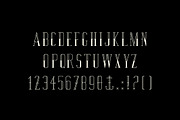 JUSTUS Regular & Condensed, a Font by Lettering Garage (Thumbnail 4 of 4)