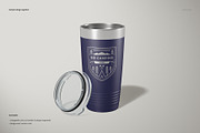 20oz Stainless Steel Tumbler Mockup, a Cups & Container Mockup by creatsy5 (Thumbnail 5 of 17)