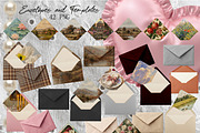 Vintage Art Envelopes, Lace & Floral, an Object Graphic by DreamoraArt (Thumbnail 8 of 11)