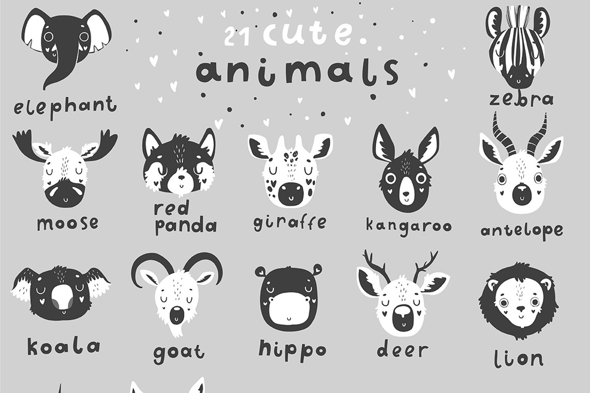 Scandi Animals Set - Vol.2 ♥, an Animal Illustration by Artnis (Photo 2 of 7)