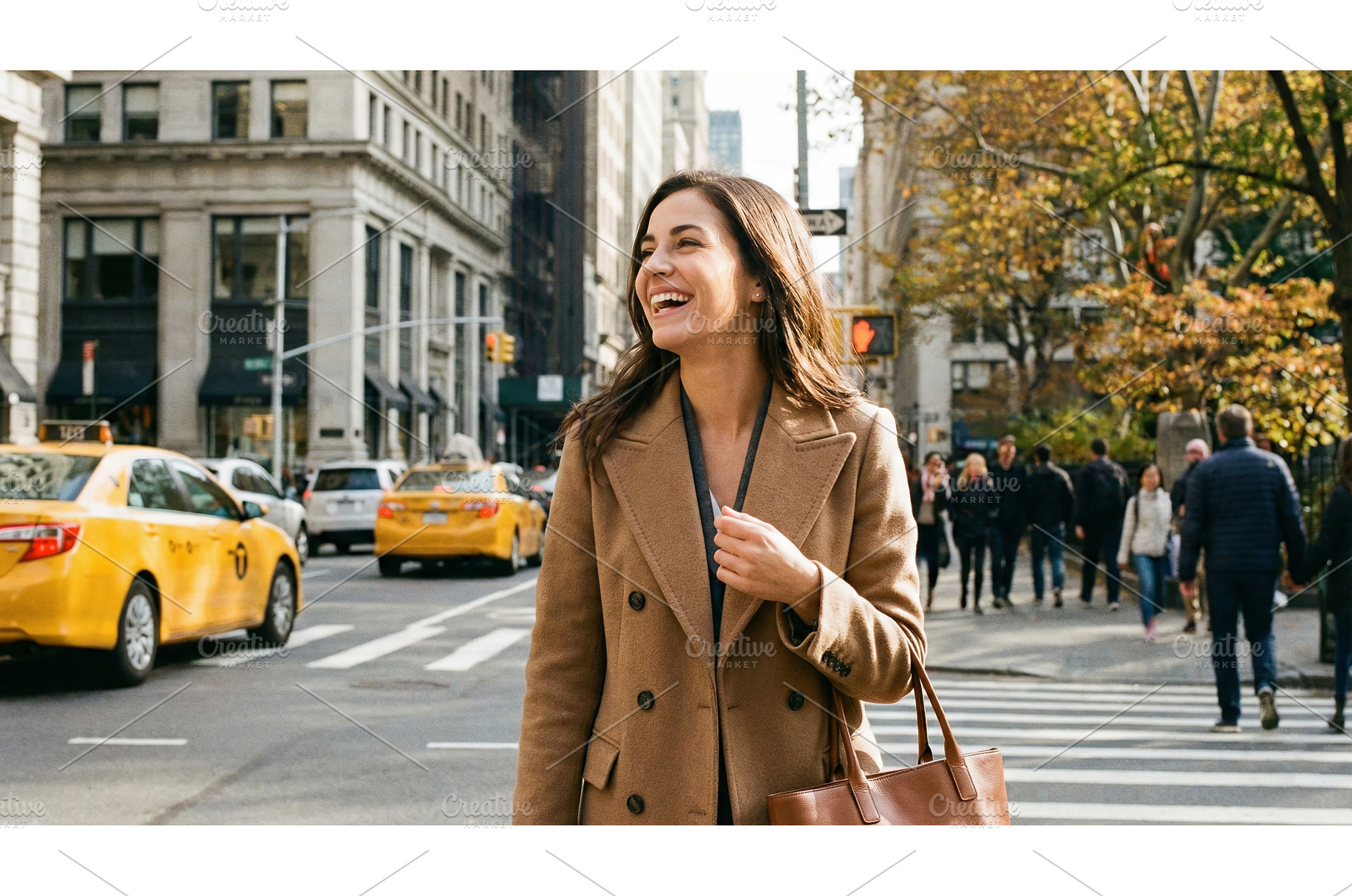 Happy Walker in City, a Person Photo by CREATIVEDEF