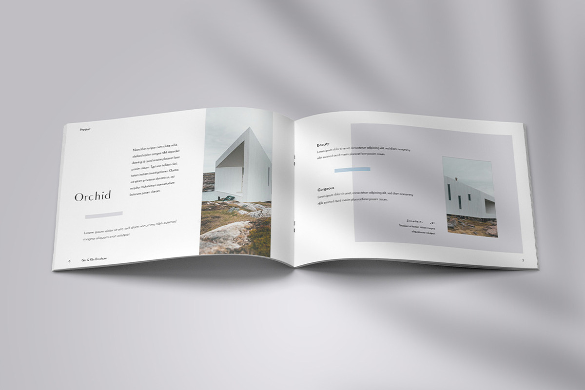 Kin & Gin - Brochure, a Brochure Template by Bokuto (Photo 4 of 13)