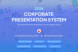 Corporate Bundle-PowerPoint Version, a Presentation Template by New Coral Design