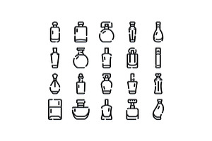Perfume and fragrance bottle, an Object Graphic by pikepicture