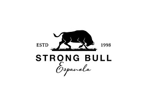 Strong Bull Logo Design, a Branding & Logo Template by AlvinStd