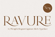 Ravure A Powerful Serif Font, a Font by Prestige Artsy Studio (Thumbnail 1 of 10)