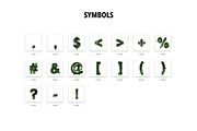 PSD Ivy Leaves 3D Letters, an Object Graphic by GK Creative (Thumbnail 9 of 9)