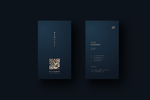 5 In 1 Vertical Luxury Business Card