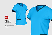 Medical T-Shirt Mockup v02, a Shirt Mockup by Mildstudio (Thumbnail 5 of 10)