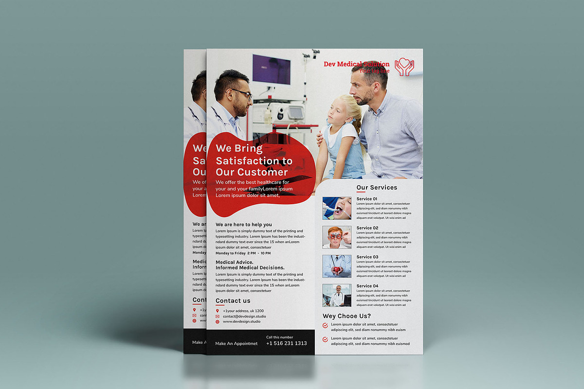 Modern Medical & Healthcare Flyer, a Flyer Template by litoondev (Photo 3 of 3)