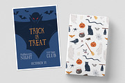 Halloween posters, cards, seamless, a Decorative Illustration by Good Studio (Thumbnail 12 of 17)