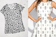 6 patterns with pines, a Pattern Graphic by pineart (Thumbnail 4 of 5)