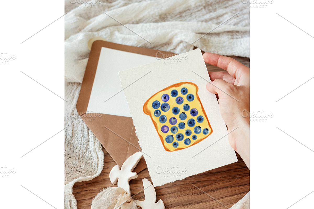Breakfast WATERCOLOUR clipart pack, a Decorative Illustration by Oleksandra Illustrates (Photo 27 of 27)