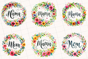 Mother's Day Floral Bouquets Clipart, an Illustration by OK Design (Thumbnail 4 of 5)