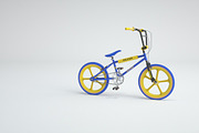 1980s Raleigh Burner BMX Bicycle, a Cars & Vehicle 3D Model by 3DTreatment (Thumbnail 13 of 25)