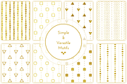 The Mega Gold Bundle, a Pattern Graphic by HMJS Designs (Thumbnail 4 of 5)