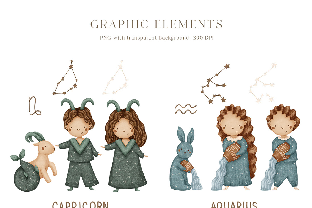 ZODIAC SIGNS. Astrology collection, an Animal Illustration by polikarpovaart (Photo 5 of 12)