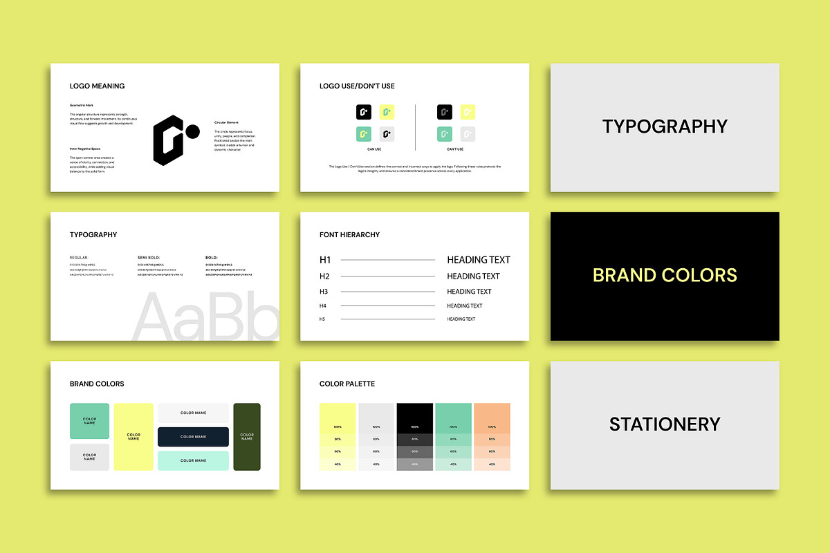 GONIX | Brand Identity Figma & Canva, a Branding & Logo Template by Artisan Vibes (Photo 9 of 11)