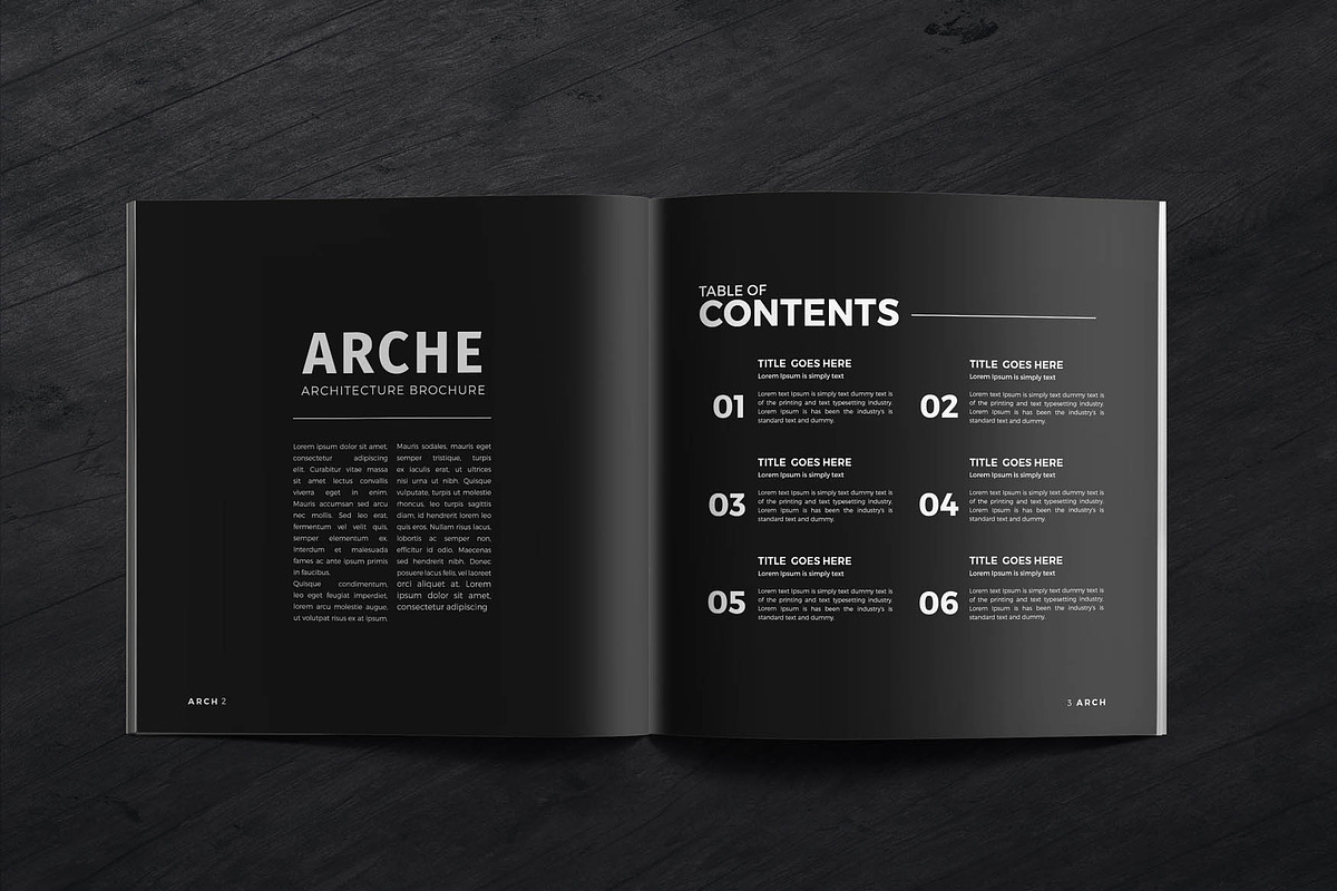 Square Architecture Brochure, a Brochure Template by New Lines (Photo 3 of 13)