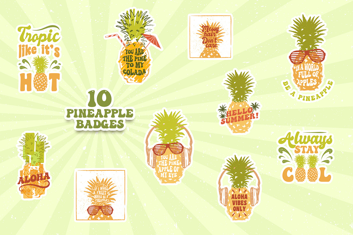 Taste Of Summer. 60 Groovy Logos, an Object Graphic by Cosmic Store (Photo 7 of 26)