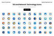 5G and Network Technology Icons, a Solid Icon by Wencory (Thumbnail 2 of 2)