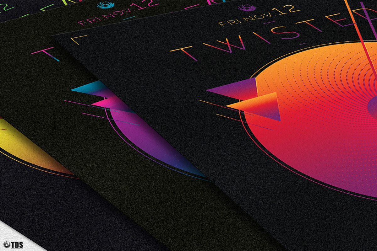 Twisted Session Flyer Template, a Flyer Template by ThatsDesignArt (Photo 9 of 12)