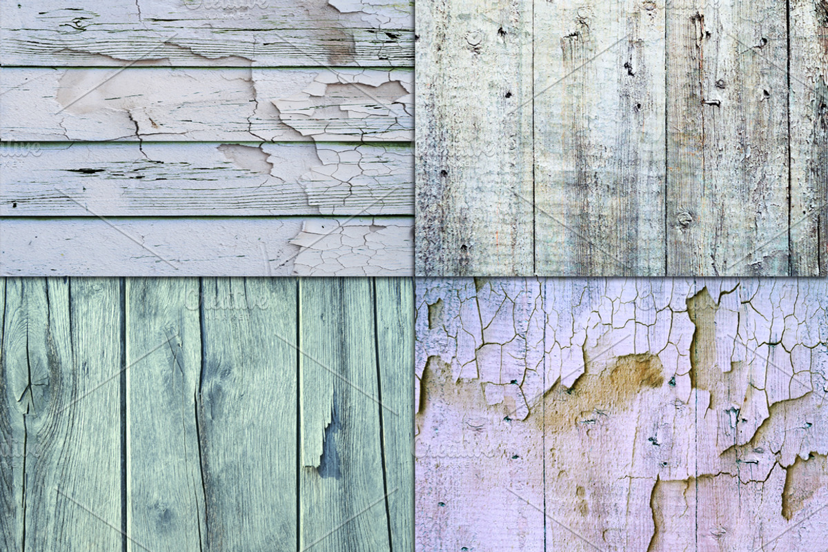 White Blue Painted Wood Texture preview 2