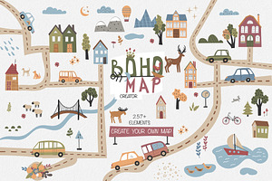 Map Creator, a Decorative Illustration by Little House