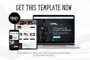 Law Firm Canva Website Template, a Landing Page Template by Kromatic Design Studio (Thumbnail 8 of 8)