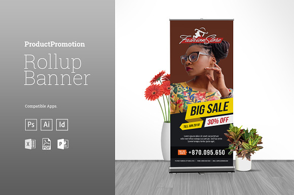 Big Sale Promotion Rollup Banner preview 5