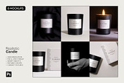 Realistic Candle - 6 Mockups Set, a Packaging Mockup by Studio Lanterne (Thumbnail 1 of 7)