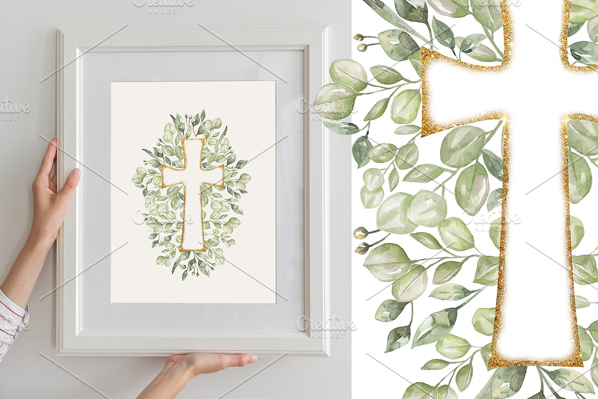 Watercolor delicate floral set, a Decorative Illustration by MayaNavits (Photo 2 of 10)