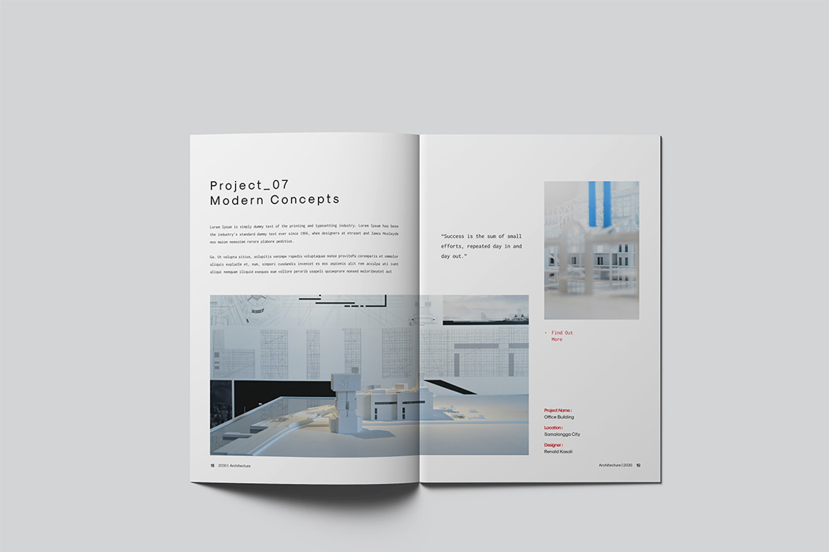 Architecture Portfolio Template, a Brochure Template by Alhaytar (Photo 10 of 12)