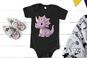Cute Dinosaur Clipart Bundle, an Animal Illustration by maryamdesignarts (Thumbnail 9 of 10)
