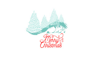 Merry Christmas Text , Merry, an Object Illustration by Nenahliadava Design