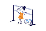 Creative kid activities, hobbies set, a Person Illustration by PaperTrident (Thumbnail 8 of 9)