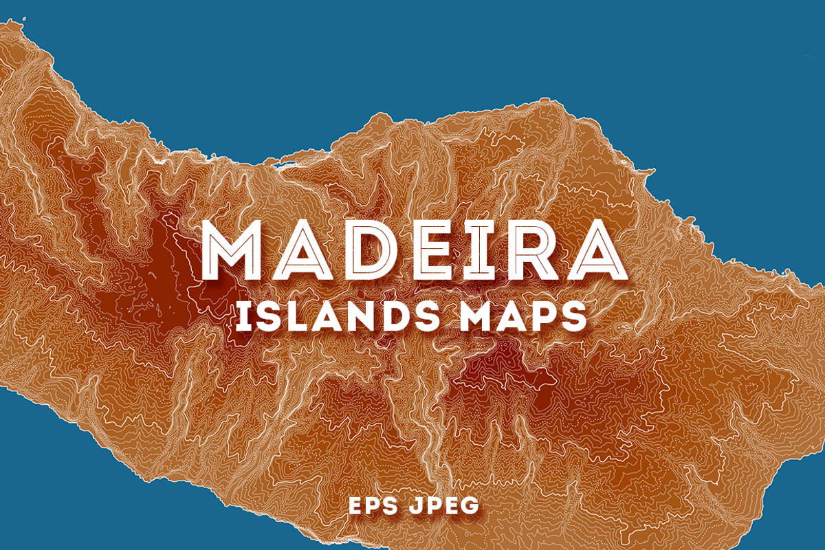 Madeira Islands Maps, an Object Graphic by GarryKillian (Photo 1 of 4)
