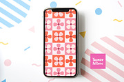 Checkered Flowers Patterns Volume 2, a Pattern Graphic by Yasmine Patterns (Thumbnail 8 of 10)