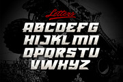 Monster Truck Font, a Font by Alphabet Agency (Thumbnail 2 of 6)