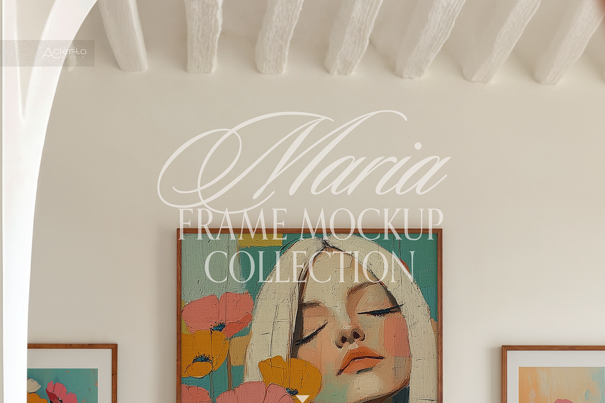 MARIA Din A | Frame Mockup Full Set, a Household Mockup by Acierto Studio (Photo 6 of 15)