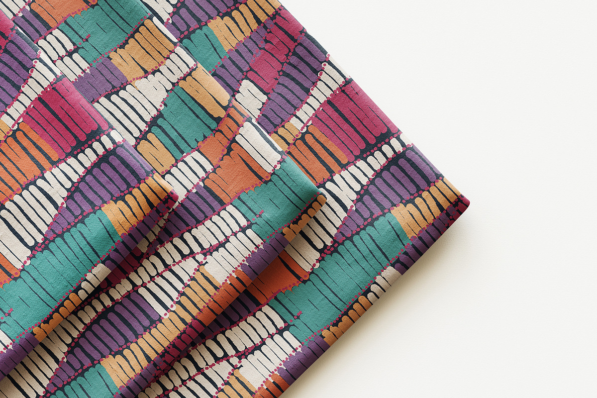 Colorful Abstract Geometric Pattern, a Pattern Graphic by StudioGlouna (Photo 2 of 9)