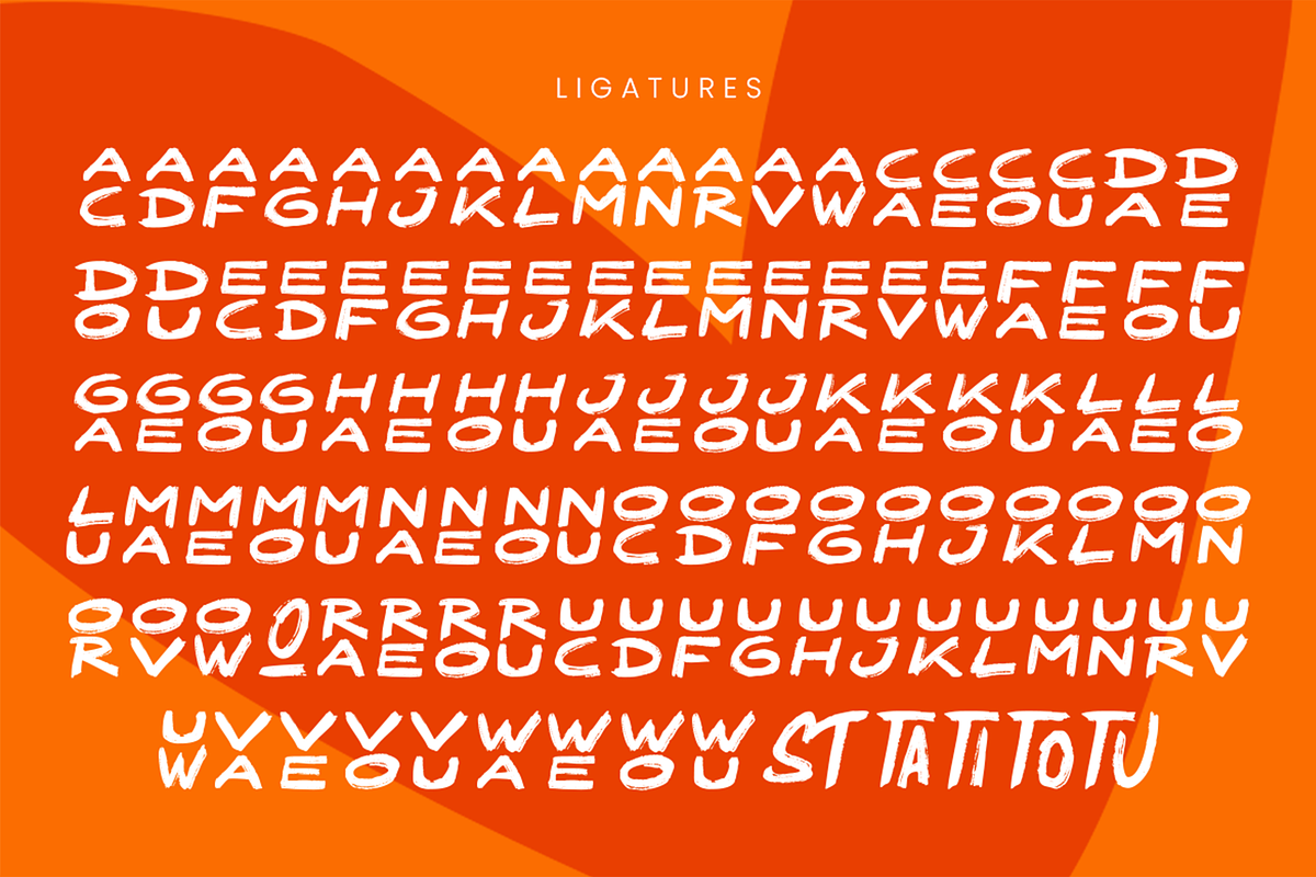 Summer Lagoon - Brush Display Font, a Handwritten Font by Pekotype (Photo 6 of 15)