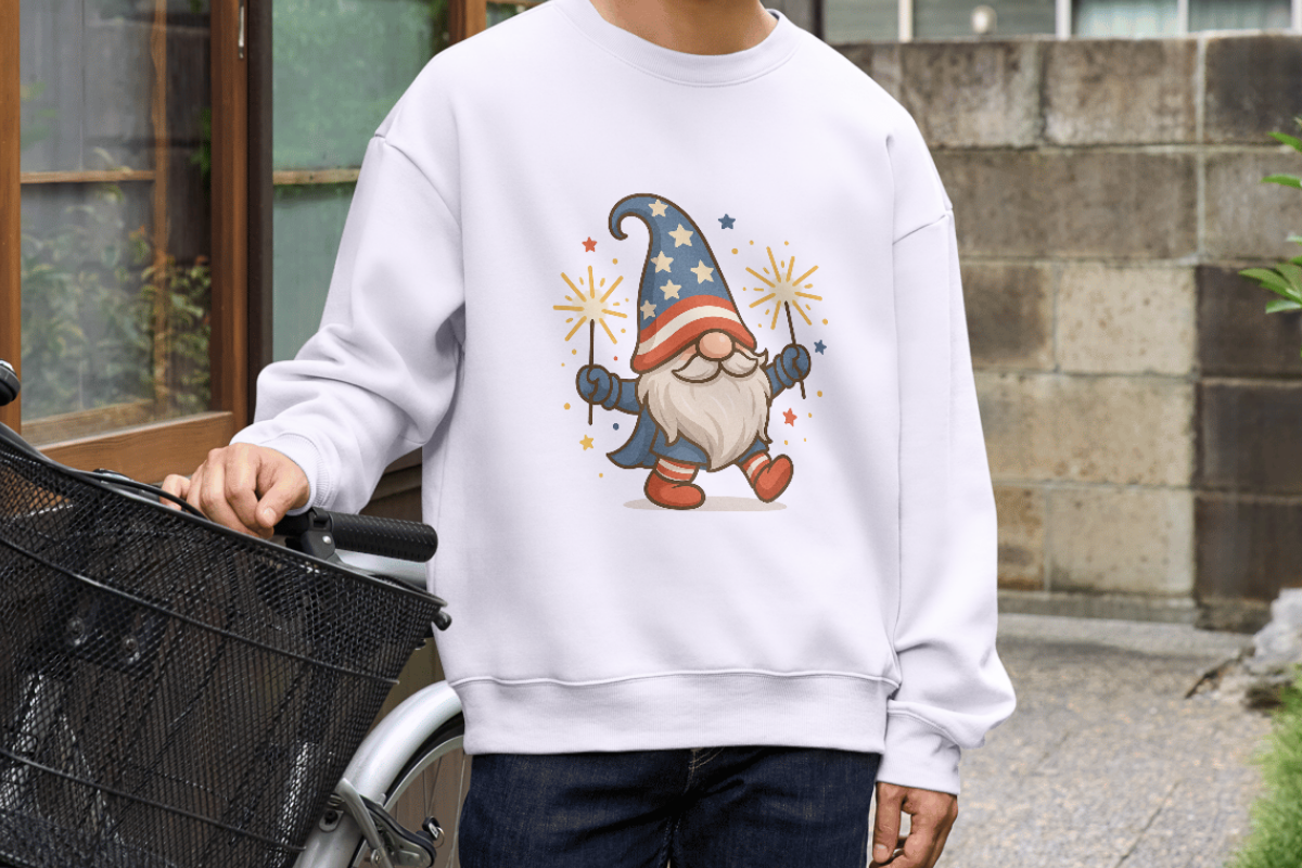 Patriotic Gnome PNG – Sublimation, a Seasonal Illustration by Smillyy Threads (Photo 3 of 6)