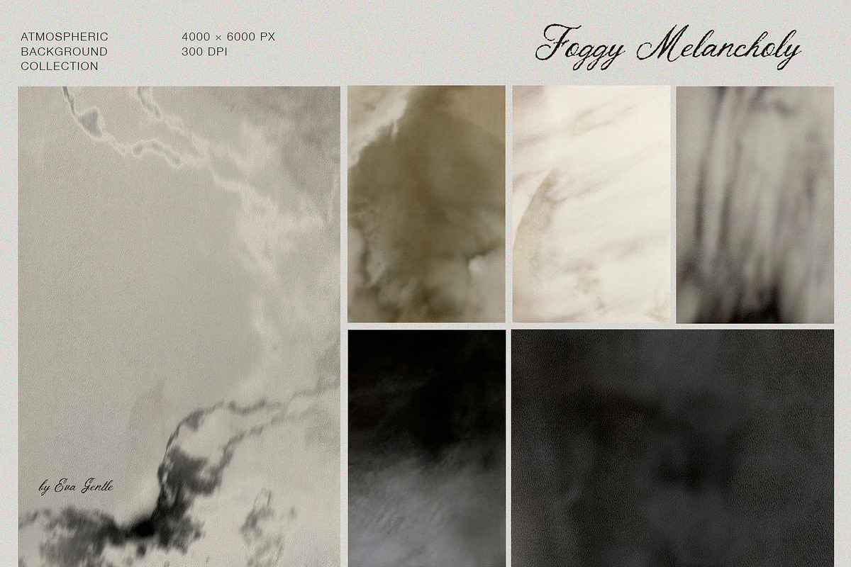Atmospheric Textured Backgrounds, a Background Graphic by Eva Gentle (Photo 7 of 11)