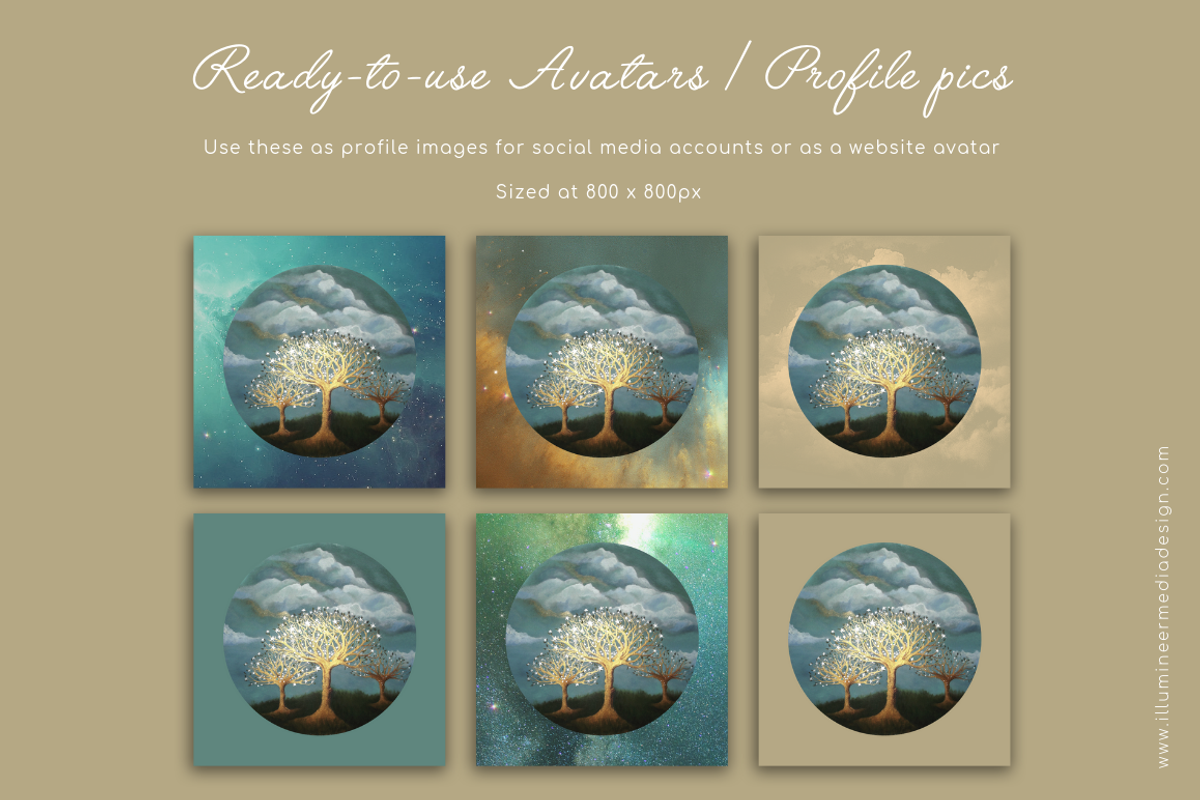 Dream Catchers: Golden Trees & Stars, an Object Graphic by Illumineer Media & Design (Photo 9 of 11)