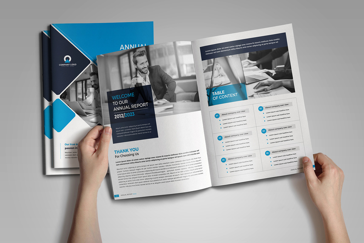 Annual Report Template V2, a Brochure Template by JanySultana (Photo 13 of 16)