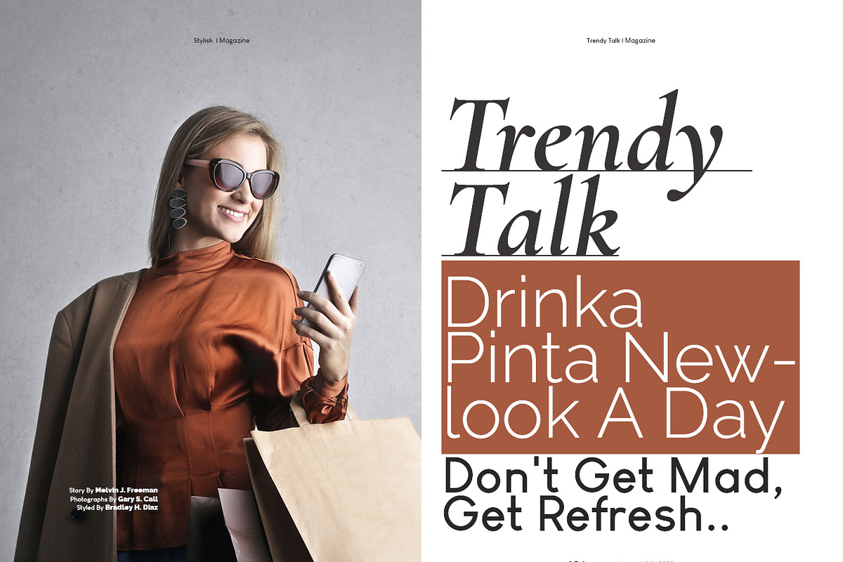 The Best Magazine Layout Design, a Magazine Template by Swayang (Photo 7 of 14)