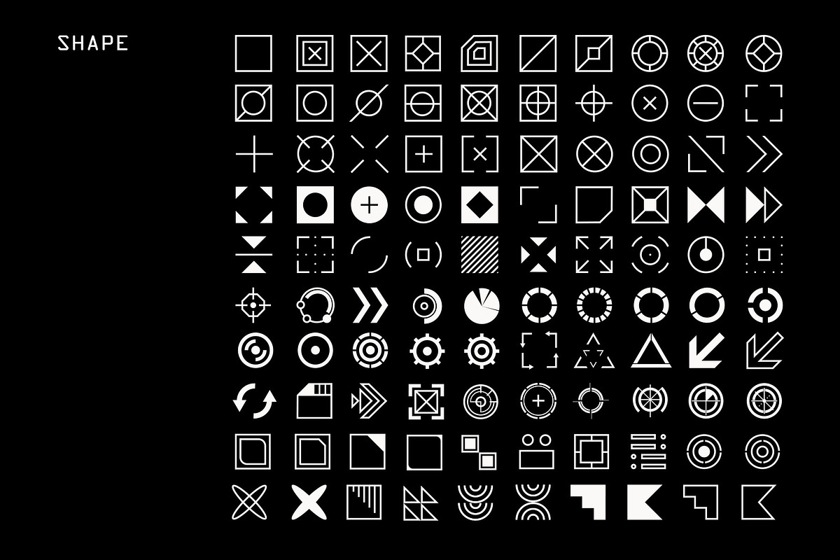 199 Futuristic Graphic Element, an Outline Icon by freeject.net (Photo 2 of 5)